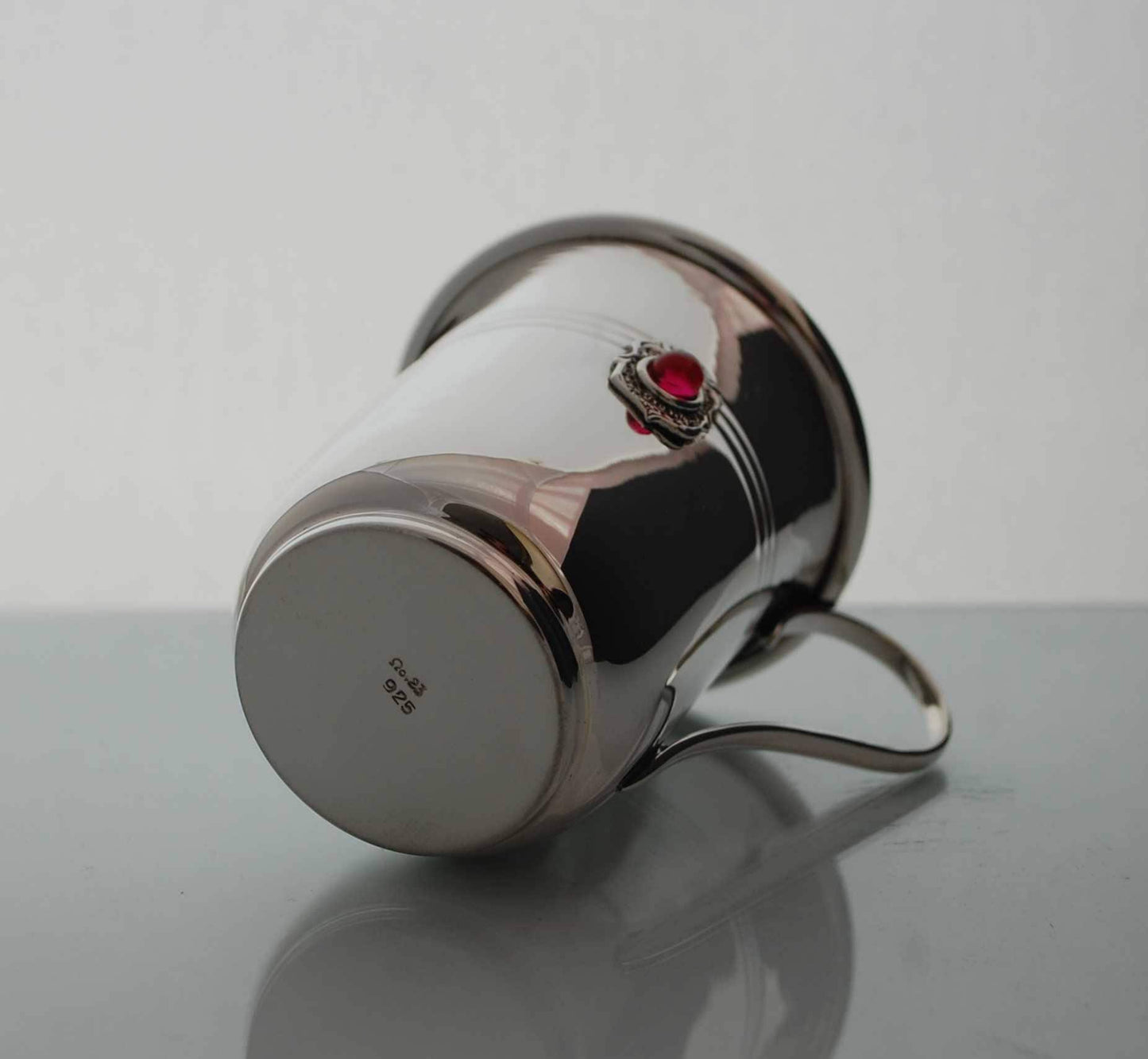 solid silver cup