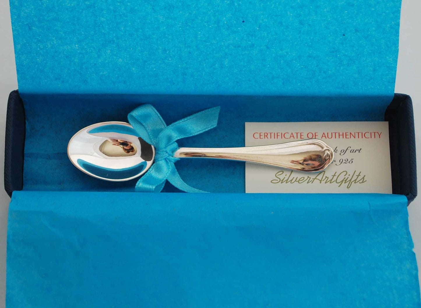 Sterling silver baby spoon .925 classic mini baby feeding spoon