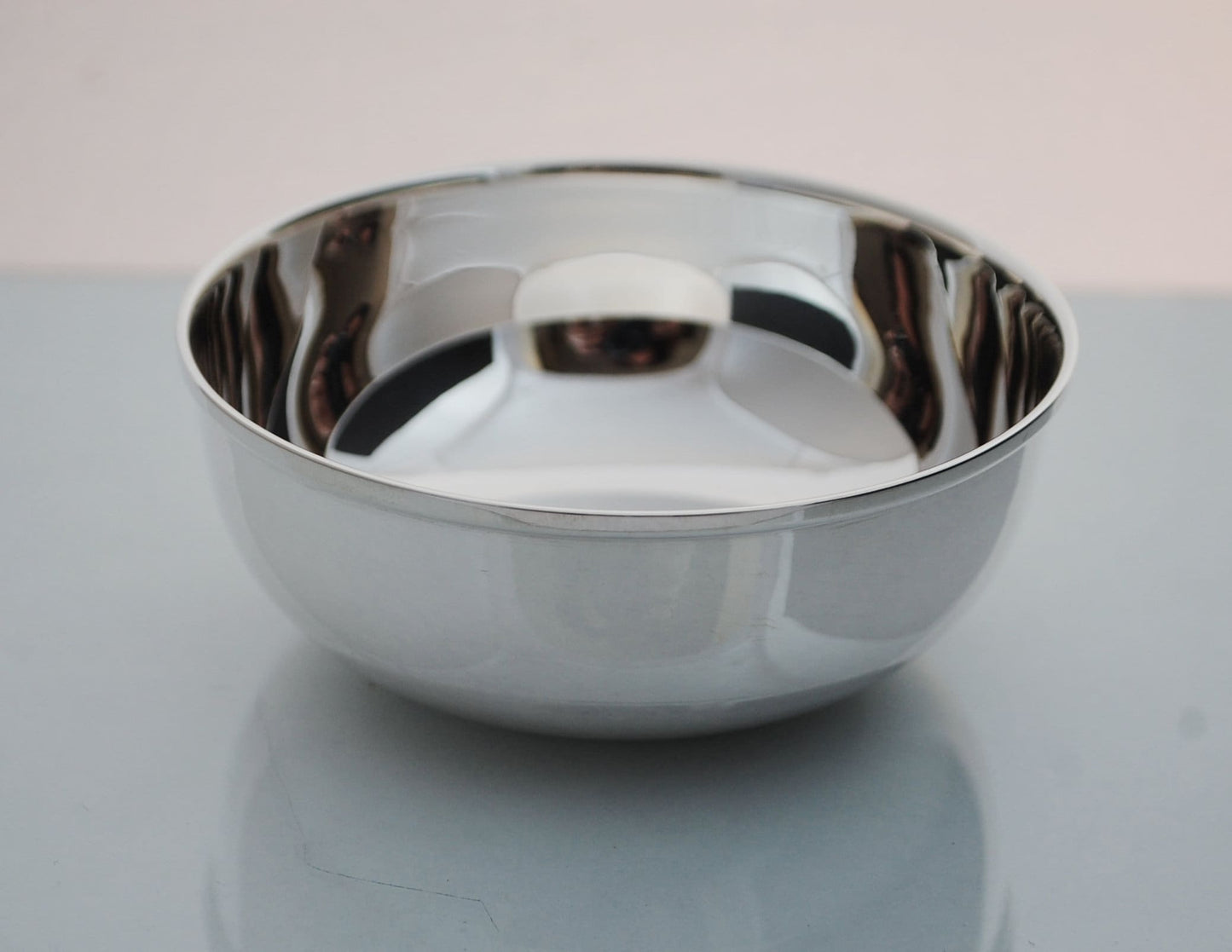 Sterling silver .925 baby porridge bowl engraved