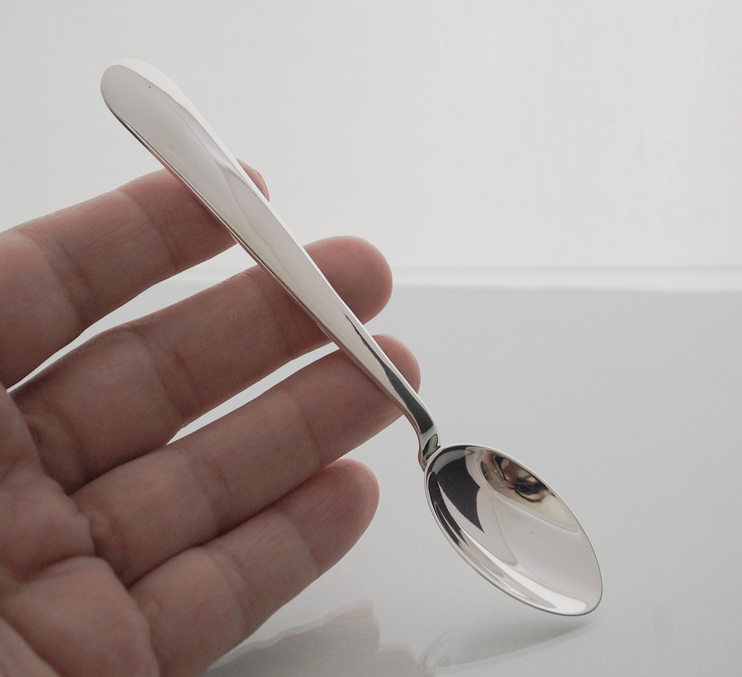 Sterling silver baby spoon .925 minimal classic spoon